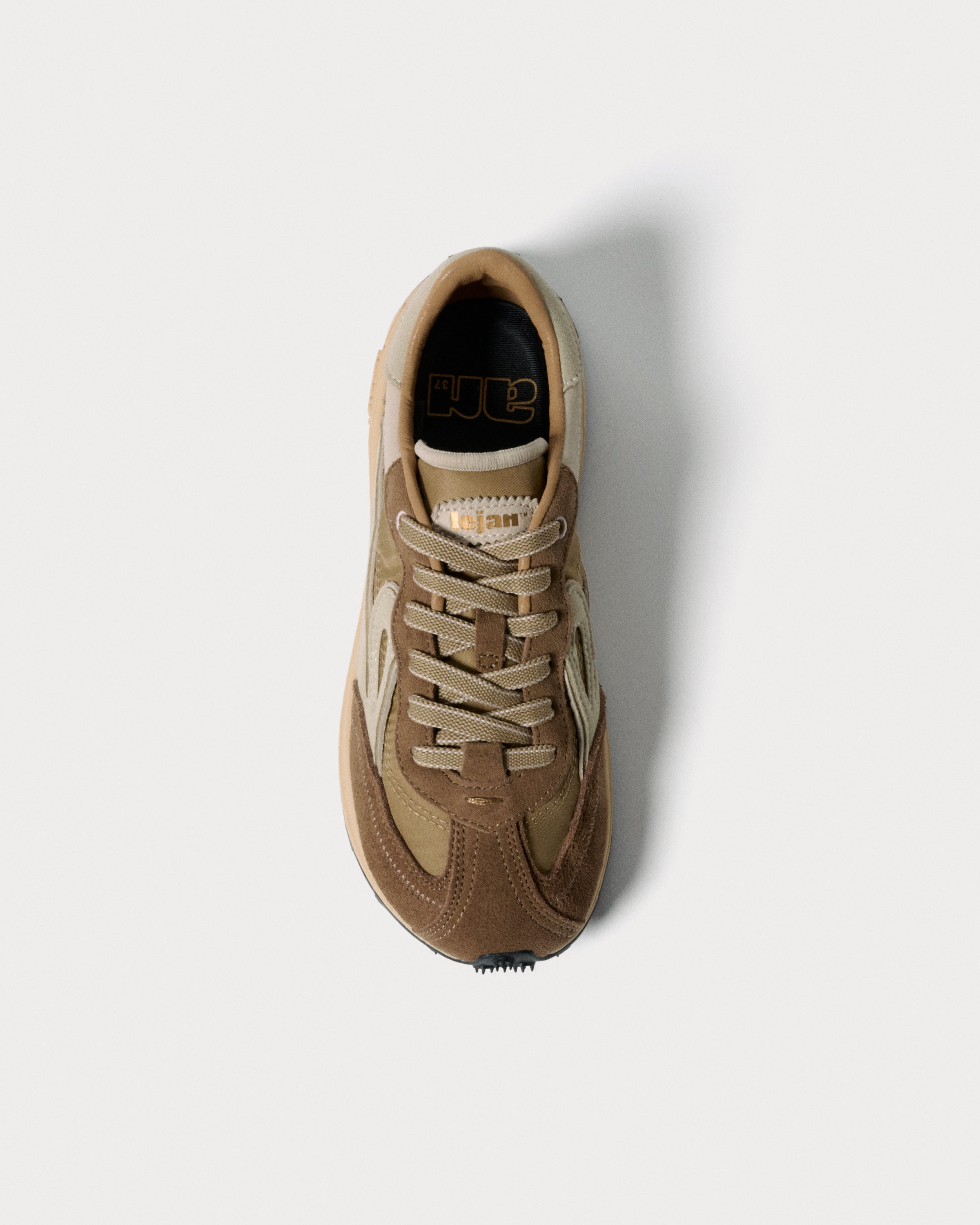 Lejan Melrose Dark Beige - vista cenital
