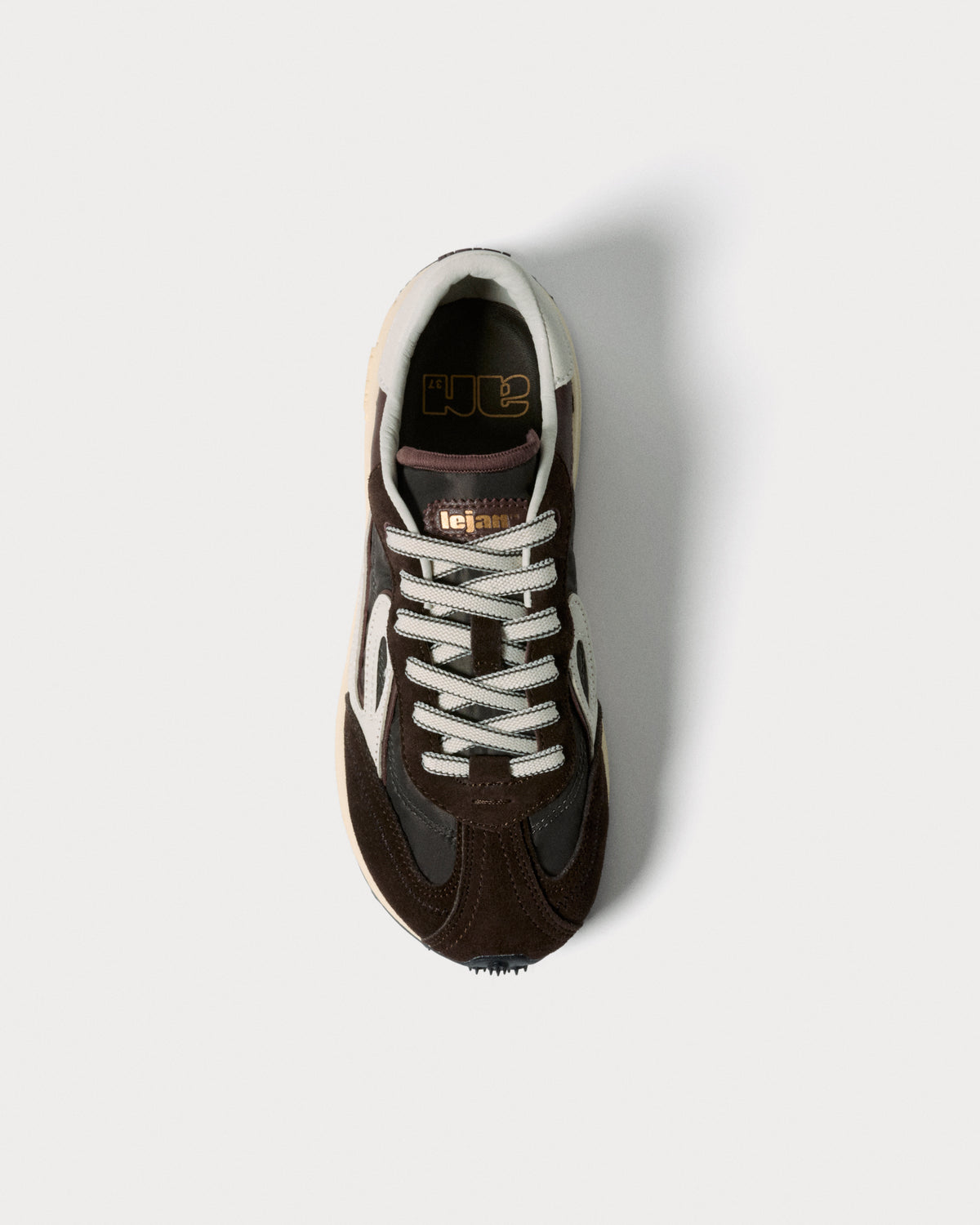 Lejan Melrose Dark Brown - vista cenital