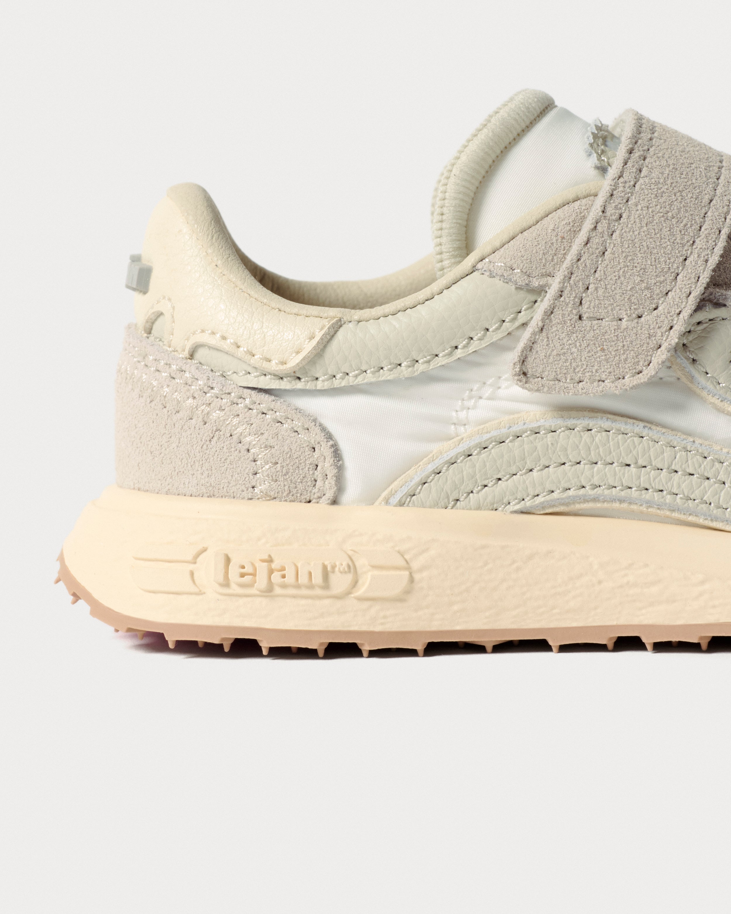 Lejan Melrose Kids White - vista trasera del talon