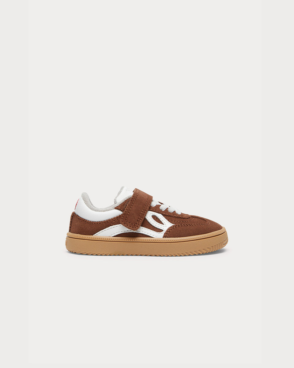 Lejan One® Kids - Brown | Lejan Brand, les meilleures chaussures respectueuses des enfants. Semelle souple, 0 drop et pieds nus pour prendre soin de leurs pieds.