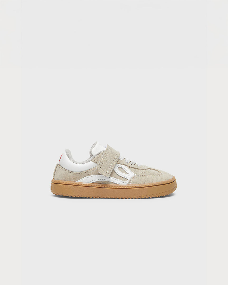 Lejan One® Kids - Beige | Lejan Brand, el mejor calzado infantil respetuoso. Suela flexible, drop 0 y barefoot para cuidar sus pies.