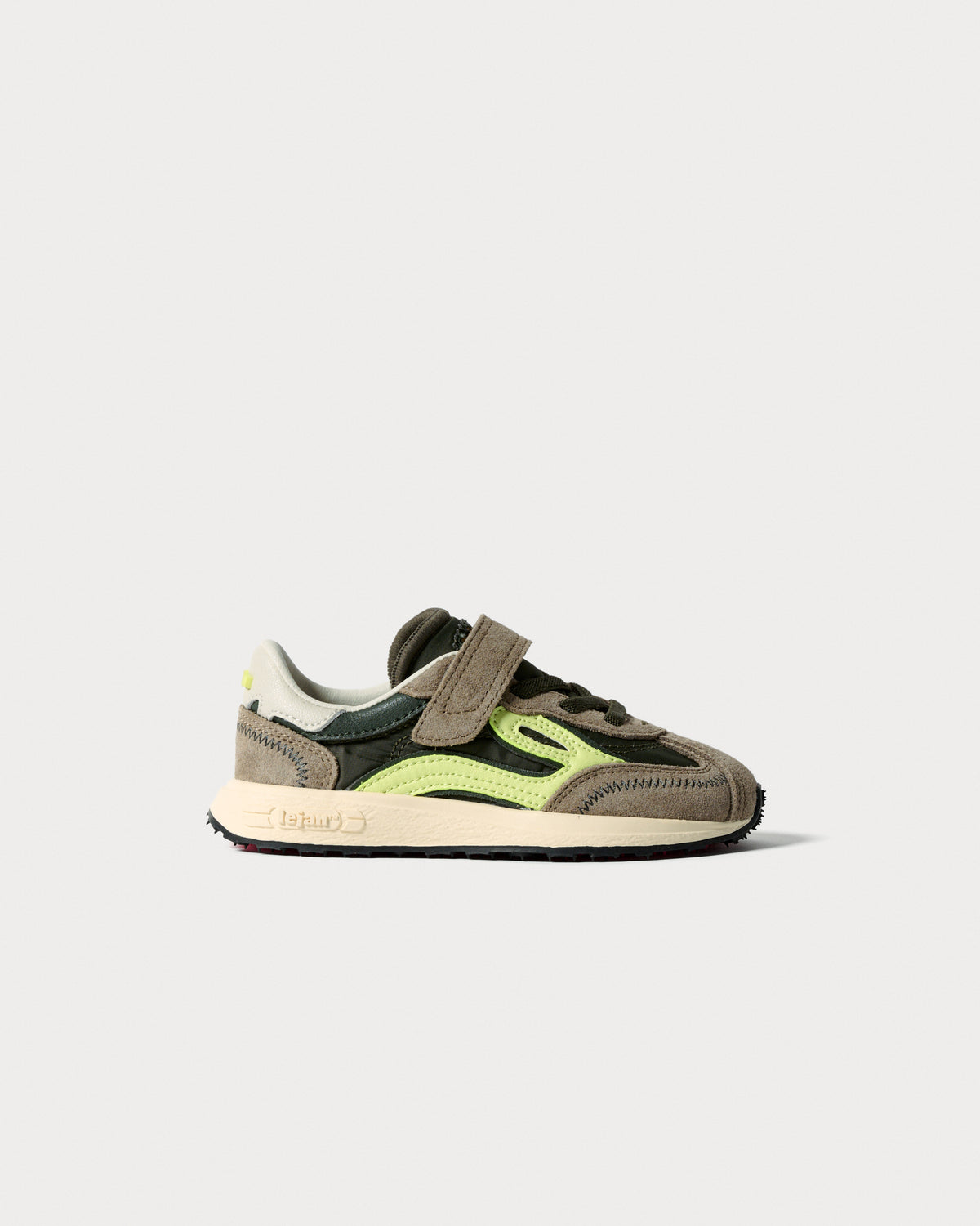 Lejan Melrose Kids Dark Olive / Lime - perfil lateral