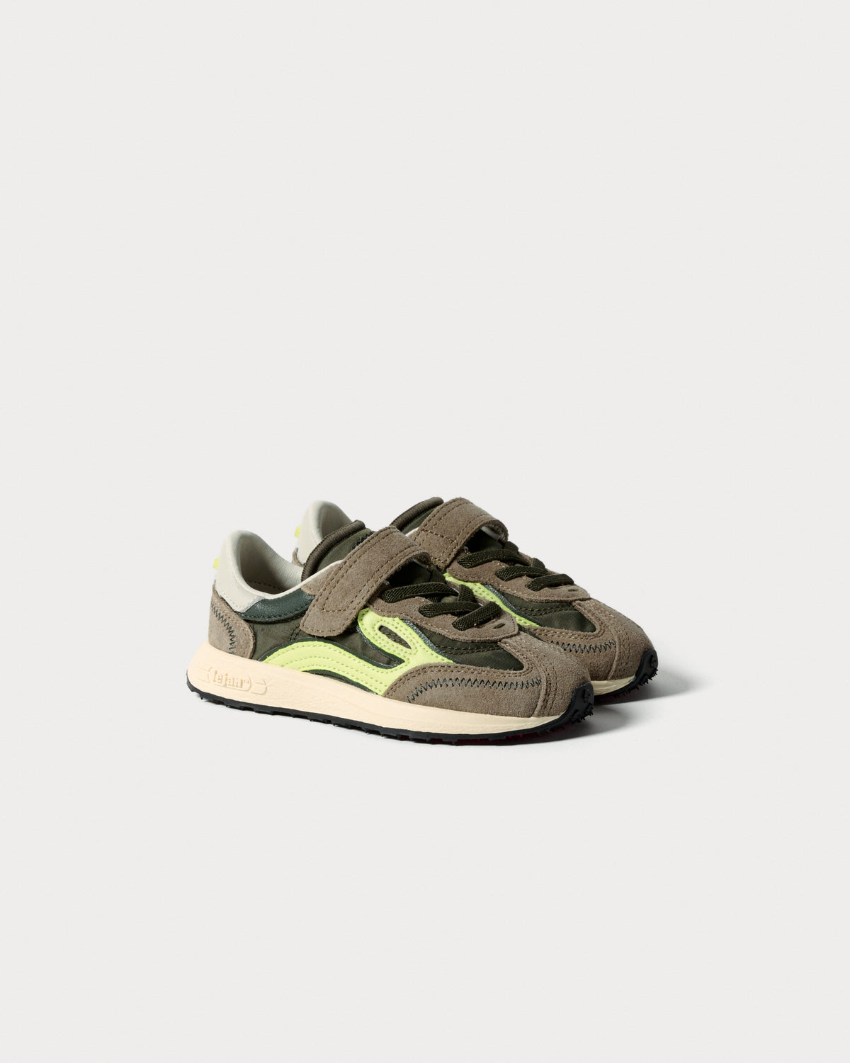 Lejan Melrose Kids Dark Olive / Lime - par en tres cuartos
