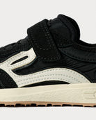 Lejan Melrose Kids Noir - detalle del logo y mediasuela