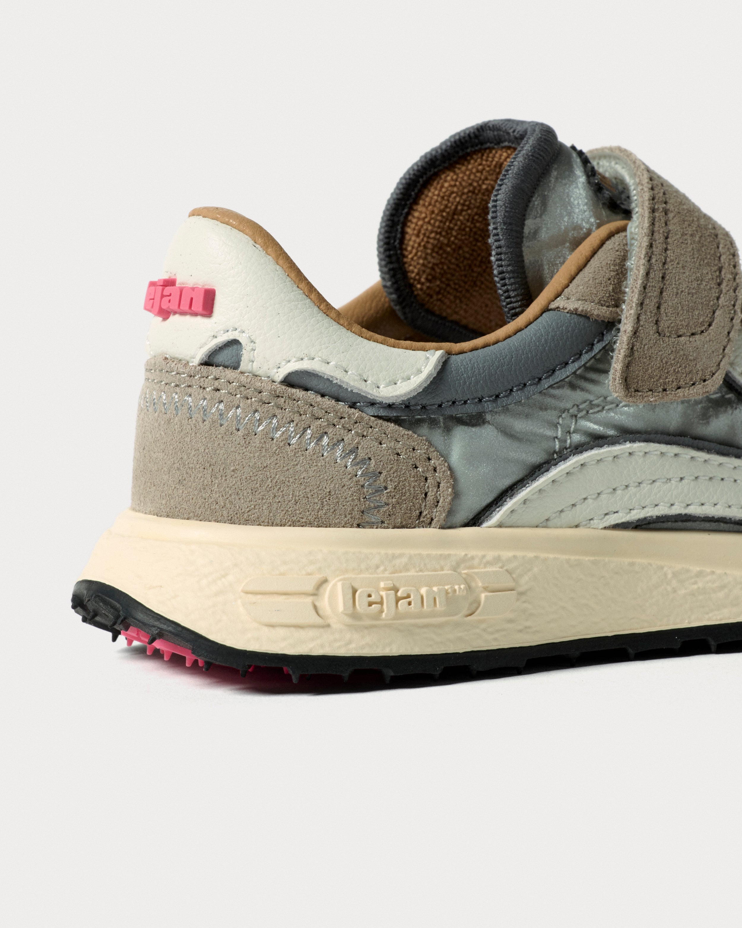 Lejan Melrose Kids Silver - vista trasera del talon