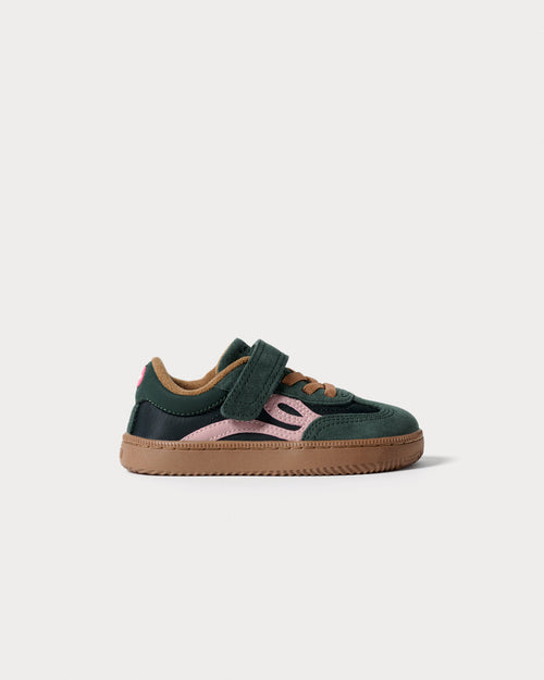 Lejan One Kids - Dark Green / Pink