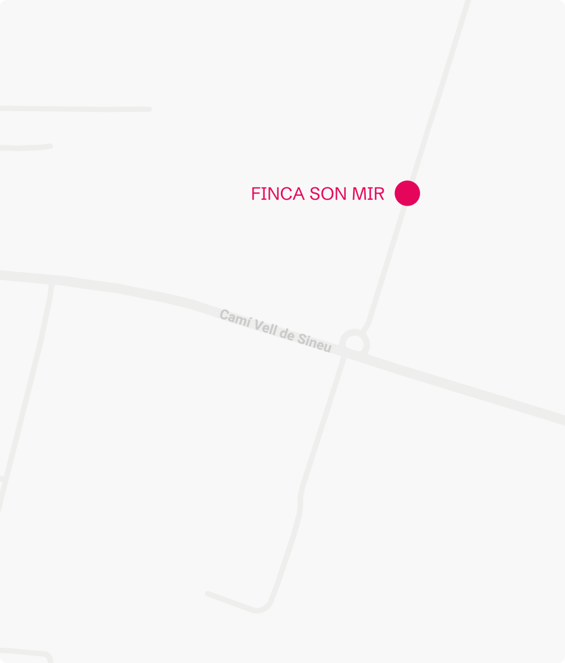 Mapa de situación de la Finca Son Mir, Palma de Mallorca